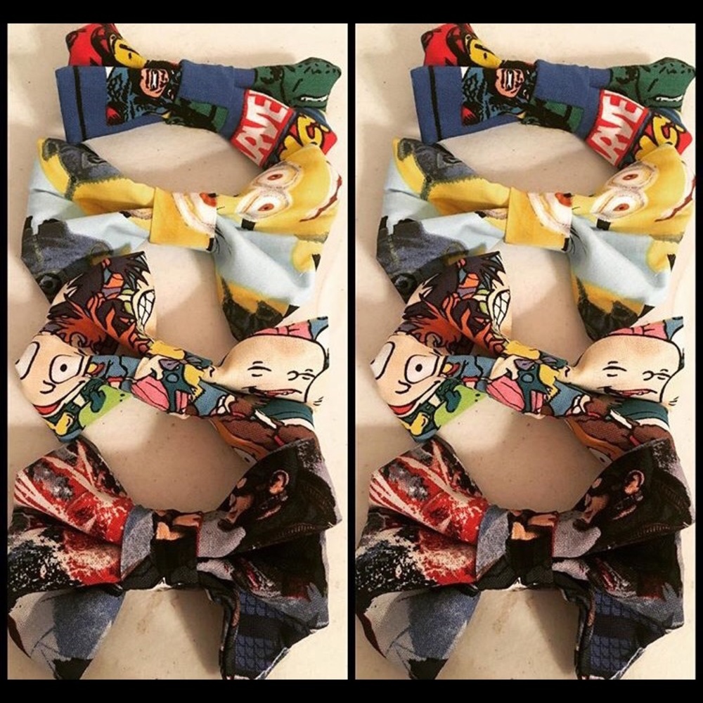 Handmade Character bow/bow ties